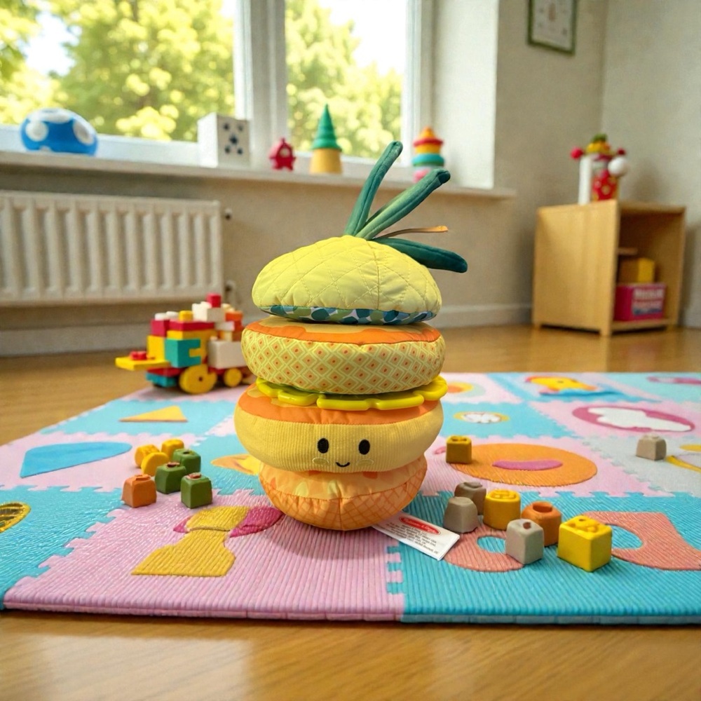 Melissa & Doug Pineapple Soft Stacker